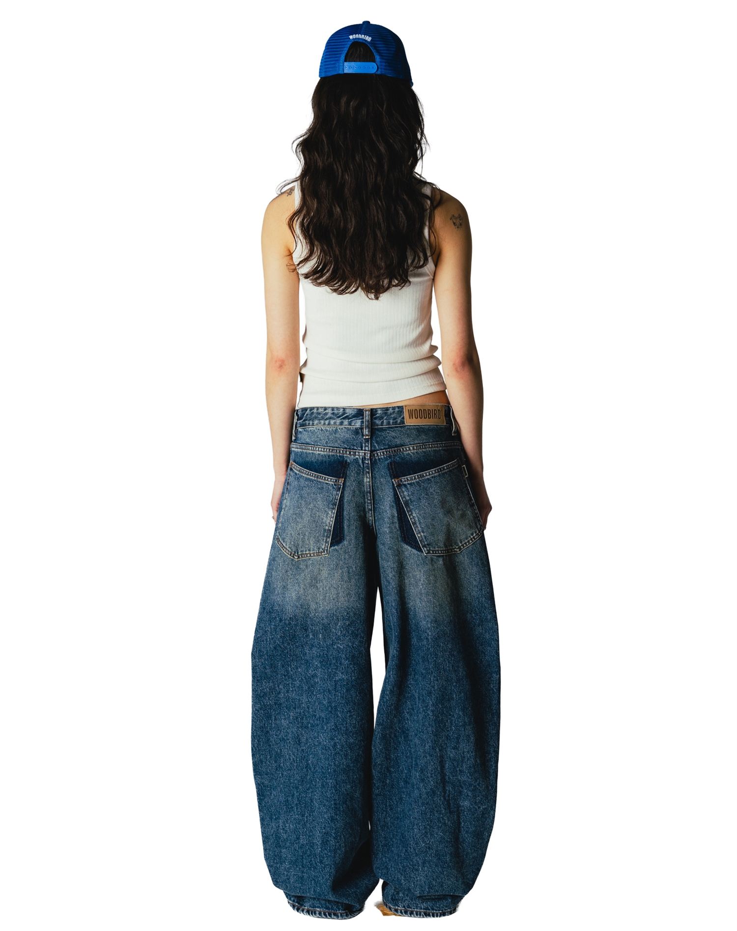 Woodbird - WBVega Twisted Jeans - Blue Vintage 